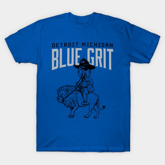 Blue Grit - Blue Backgrounds T-Shirt by MrLatham